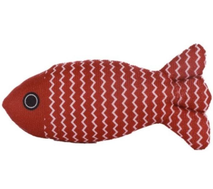 猫 おもちゃ ぬいぐるみ魚型歯磨き噛む
