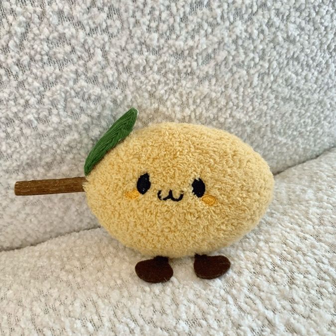 猫またたび木の枝付きマスコットぬいぐるみおもちゃ