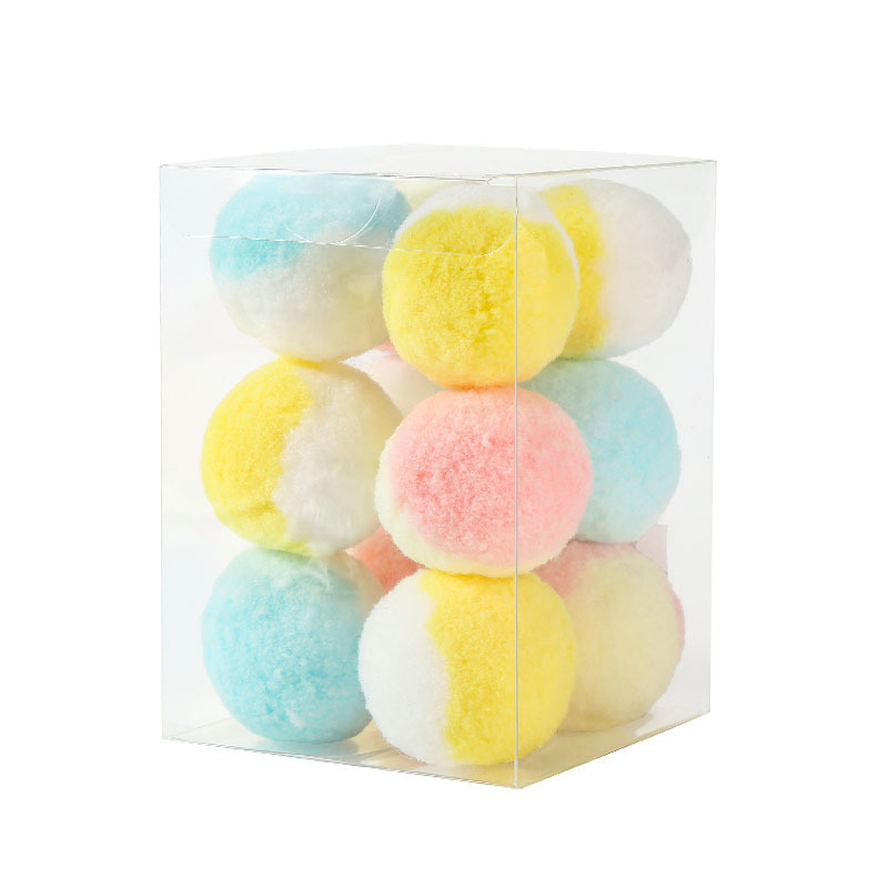 猫 おもちゃ ふわふわ軽量ぽんぽんボール12個入りセット