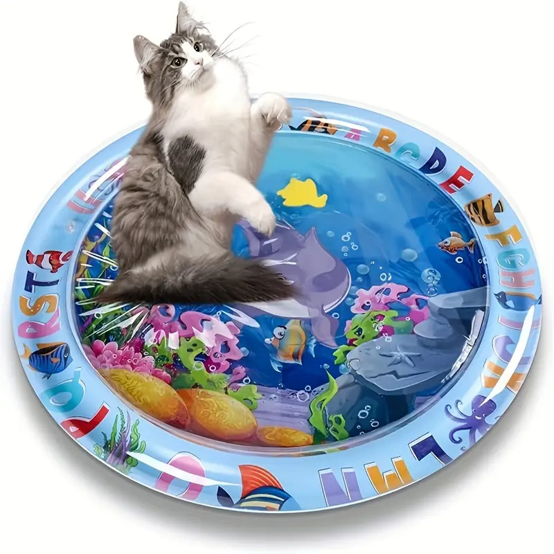 猫 おもちゃ 猫用 海 世界 体験型 水遊び 知育活動 円形遊具