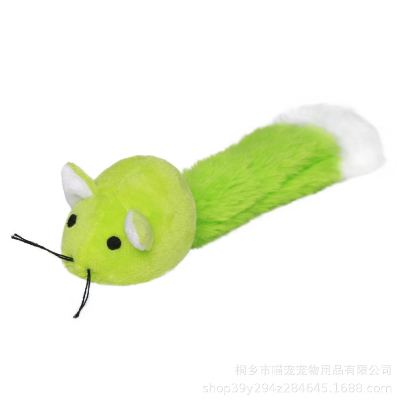 猫 おもちゃ またたび入りふわふわネズミぬいぐるみおもちゃ