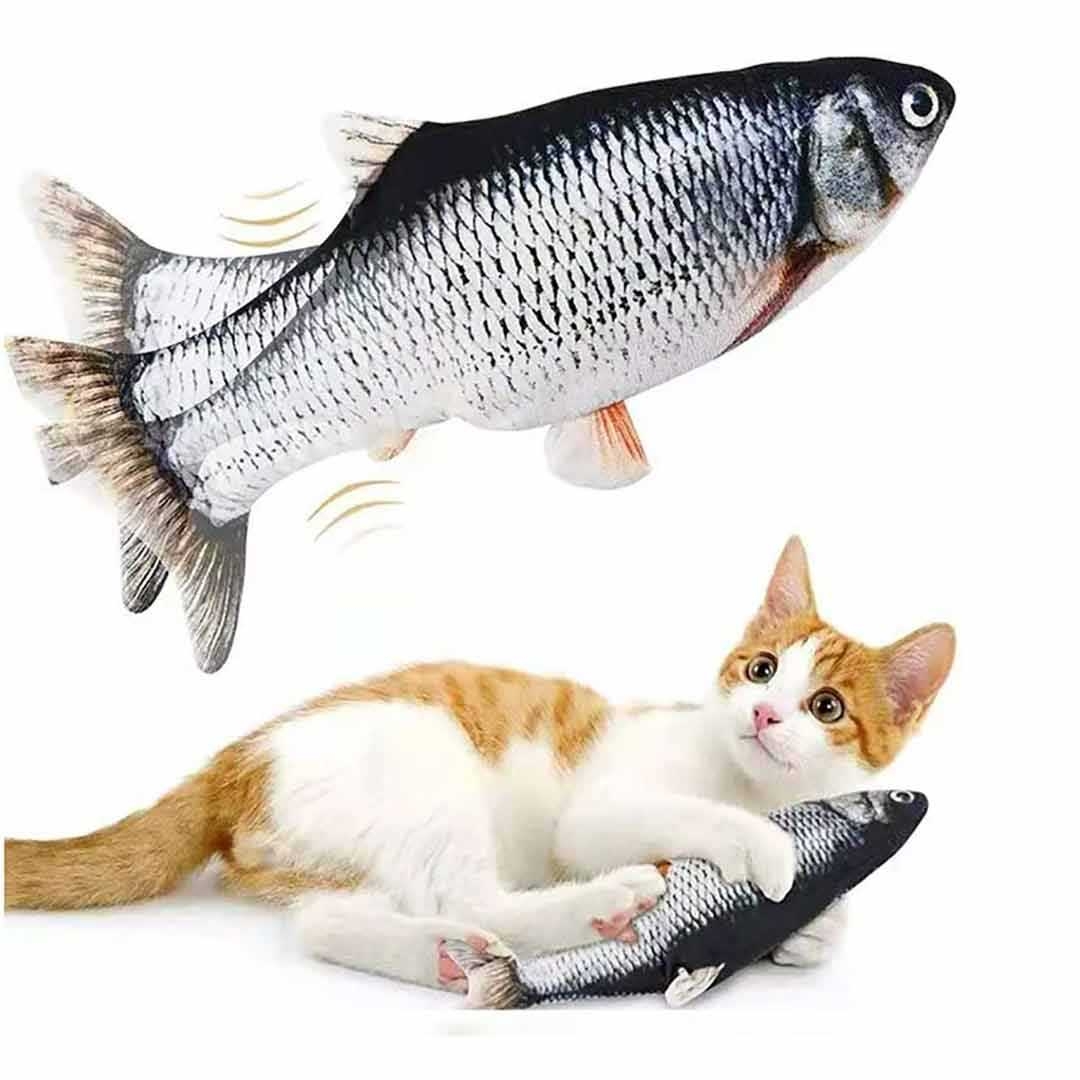 猫 おもちゃ 猫用電動魚おもちゃ 跳ねる鮒型ペット玩具