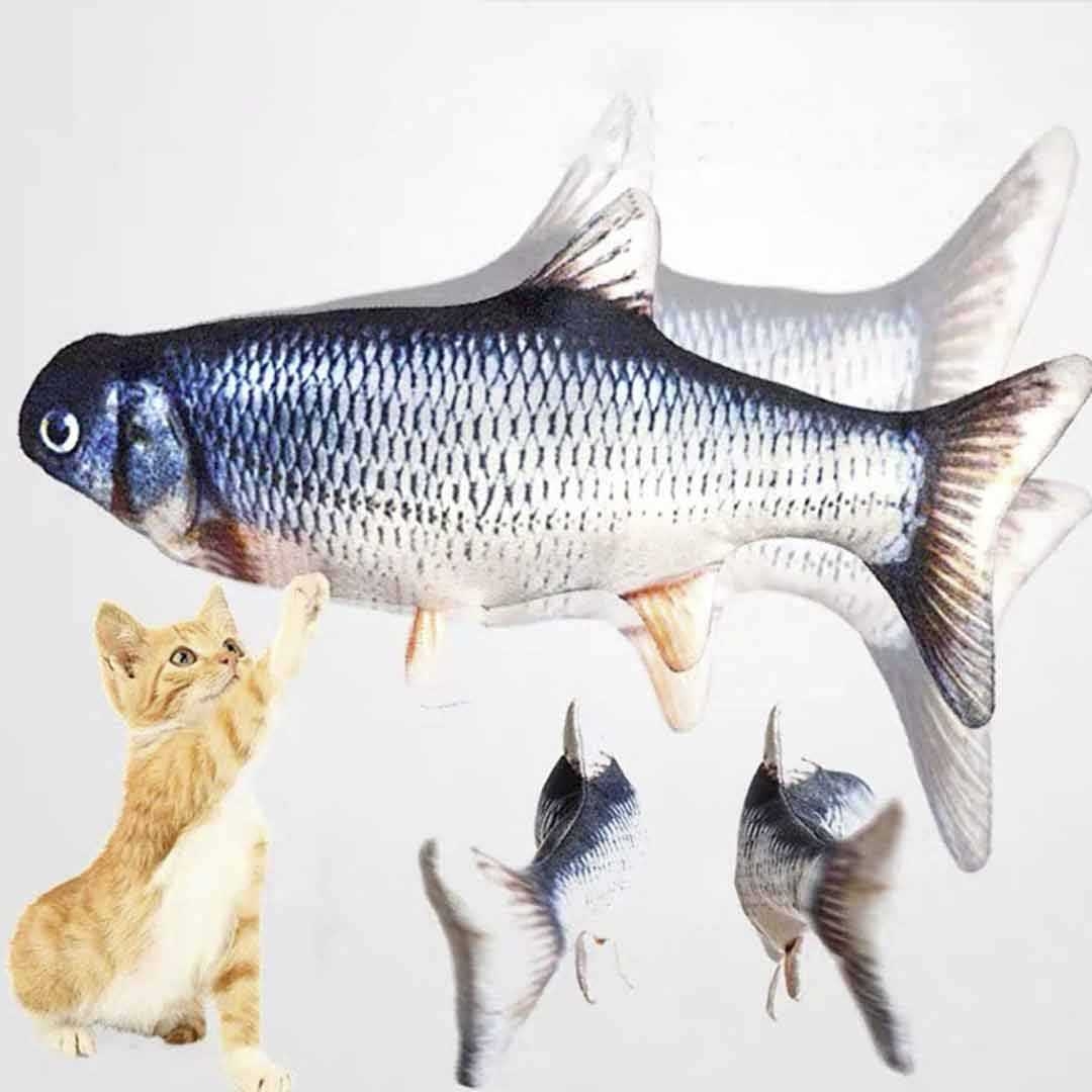 猫 おもちゃ 猫用電動魚おもちゃ 跳ねる鮒型ペット玩具