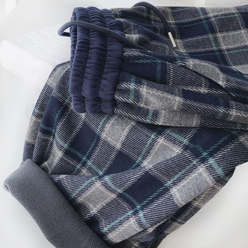 柄 パンツ レディース ハイウエスト ワイドパンツ チェック柄 着痩せ効果