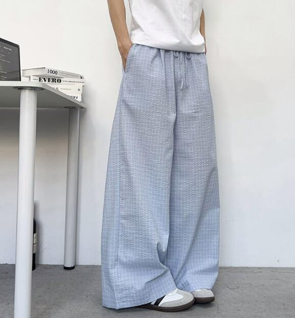 柄 パンツ チェック柄ワイドパンツ ゆったりカジュアル