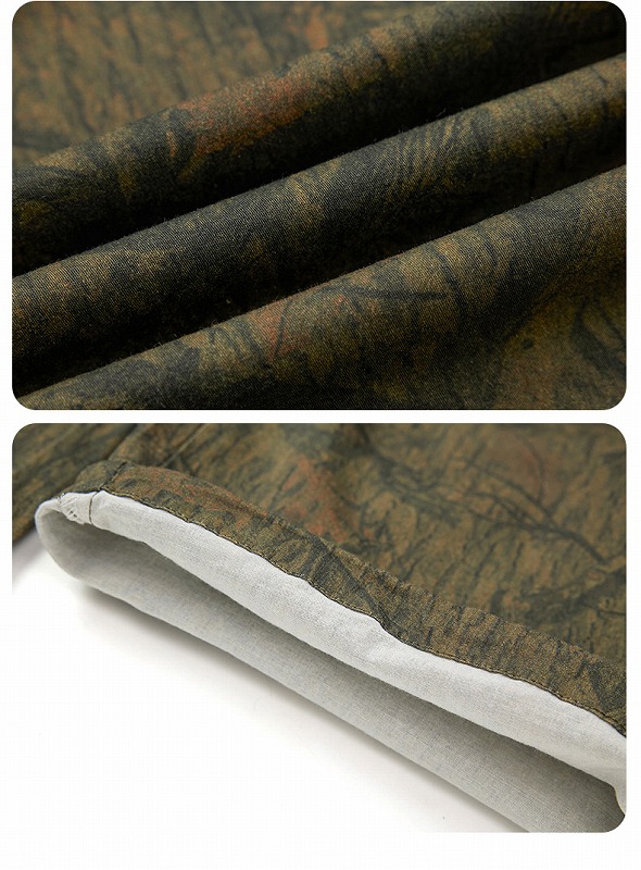 柄 パンツ 迷彩柄 ワイドパンツ 男女兼用 ストリート系 ボトムス