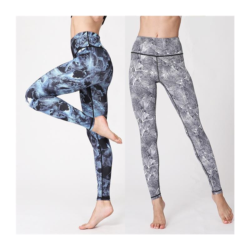 柄 パンツ 万華鏡模様ストレッチレギンス
