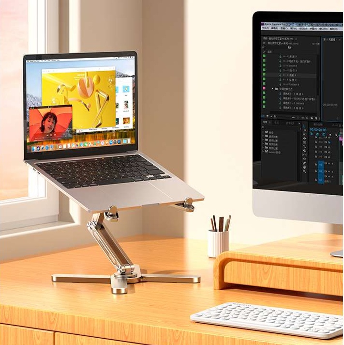 パソコンスタンド 高度調節可能な折りたたみ式パソコン台