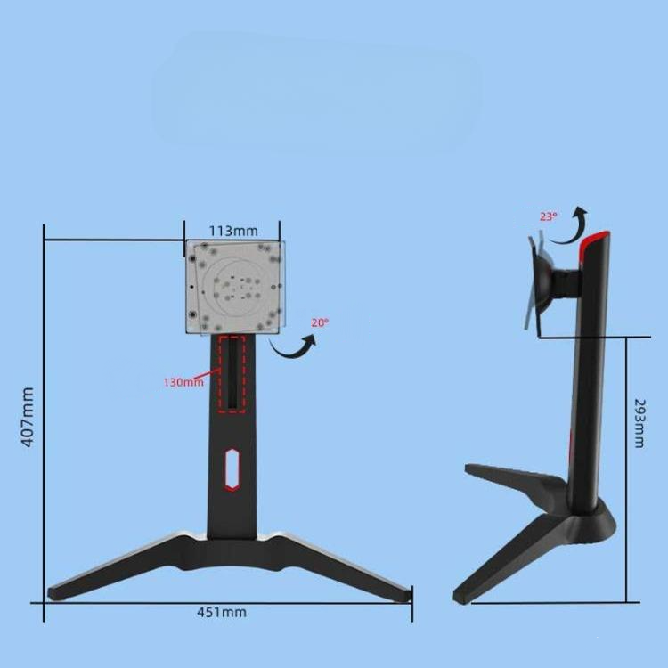 パソコンスタンド 多機能調節式モニタースタンド