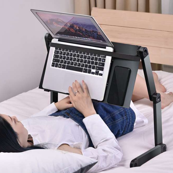 パソコンスタンド 快適横寝べり姿勢スタンド