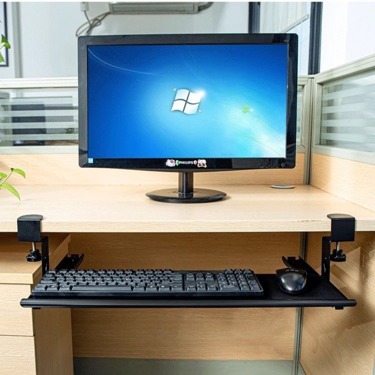 パソコンスタンド 工学的な手首を守る引き出し式キーボード台