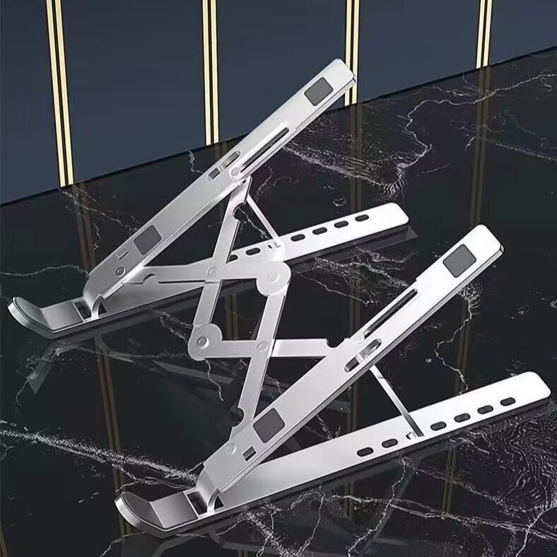 パソコンスタンド 多段階角度調整機能付き折りたたみ式パソコンスタンド