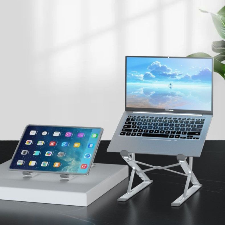 パソコンスタンド 多段階調整式折りたたみパソコンスタンド