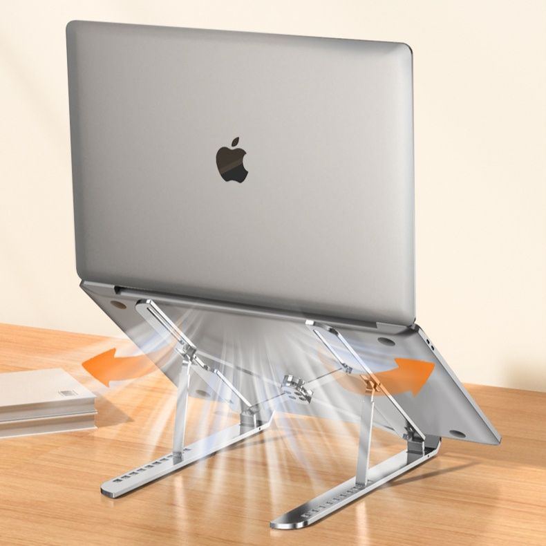 パソコンスタンド 折り畳み式高度調節機能付きノートパソコンスタンド