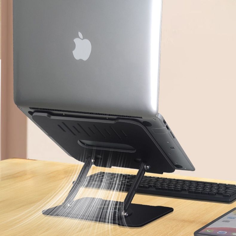 パソコンスタンド 三百六十度回転式高度調整パソコンスタンド