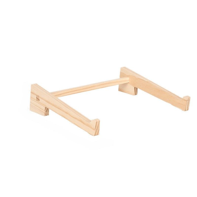 天然木製組み立て式高さ調節ノートパソコンスタンド