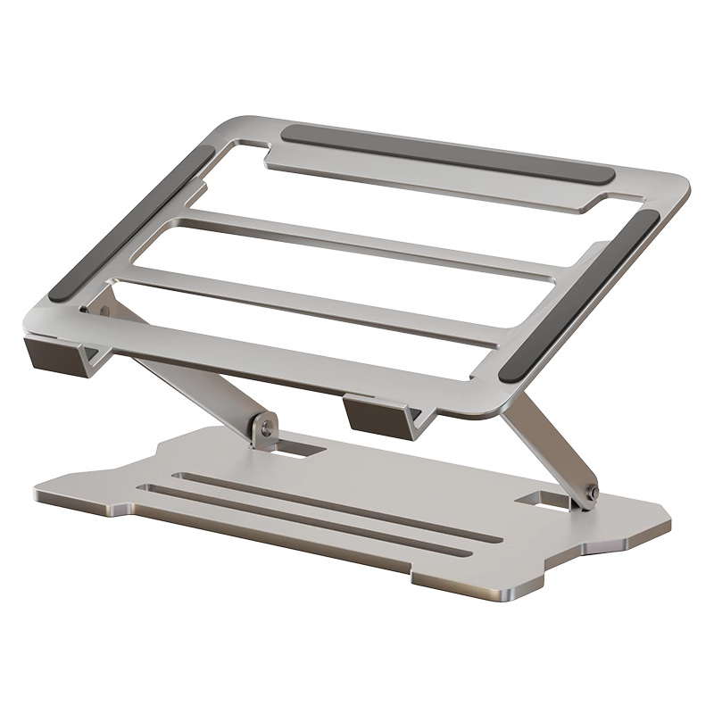 多段階角度調整機能付き折りたたみ式パソコンスタンドデスクトップ