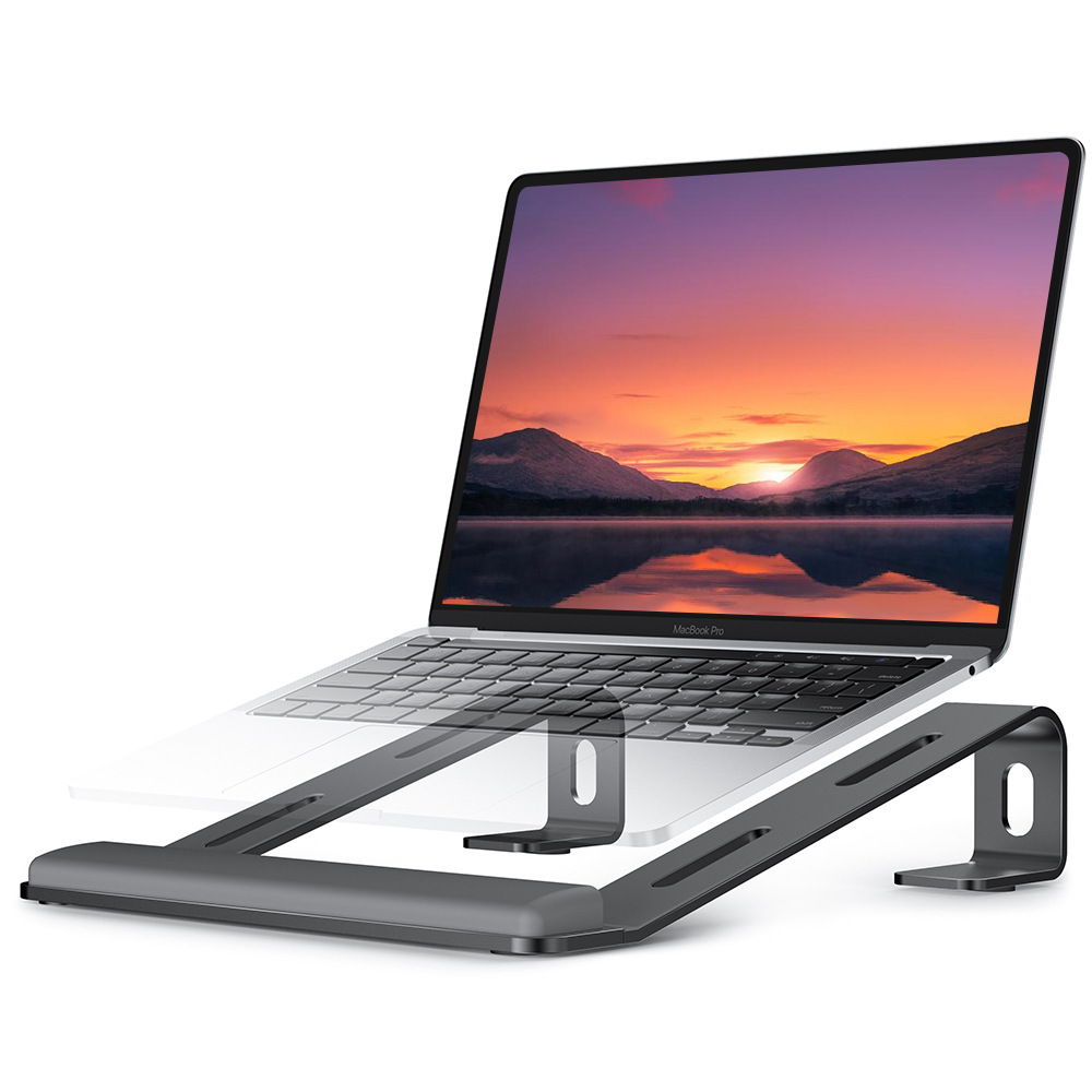 パソコンスタンドデスクトップ角度調節機能付き折りたたみ式ノート型端末台