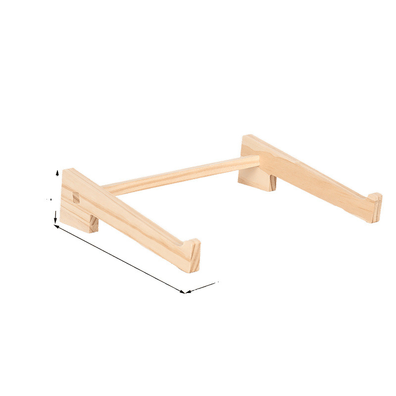 木製角度調節式パソコンスタンドデスクトップ