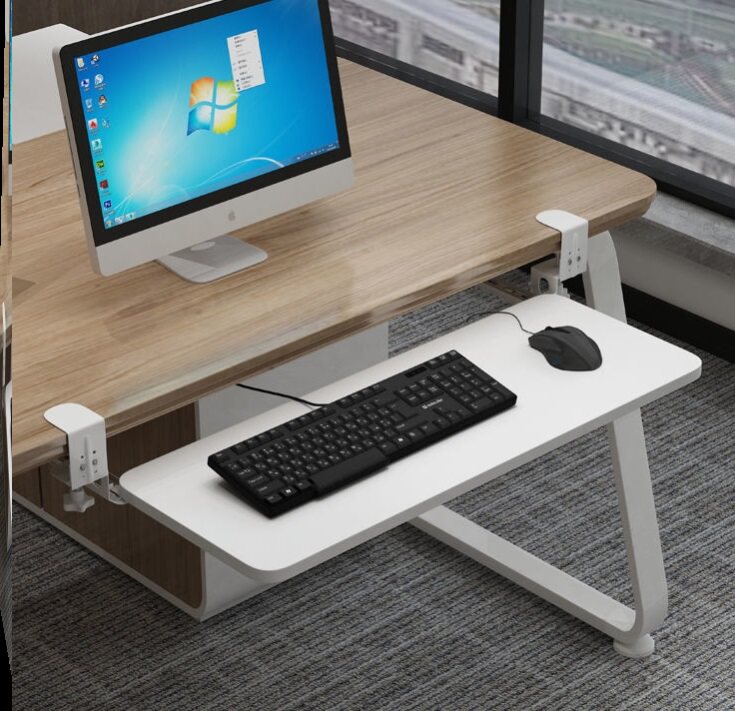 パソコンスタンド 二段式昇降機能付きパソコンスタンド