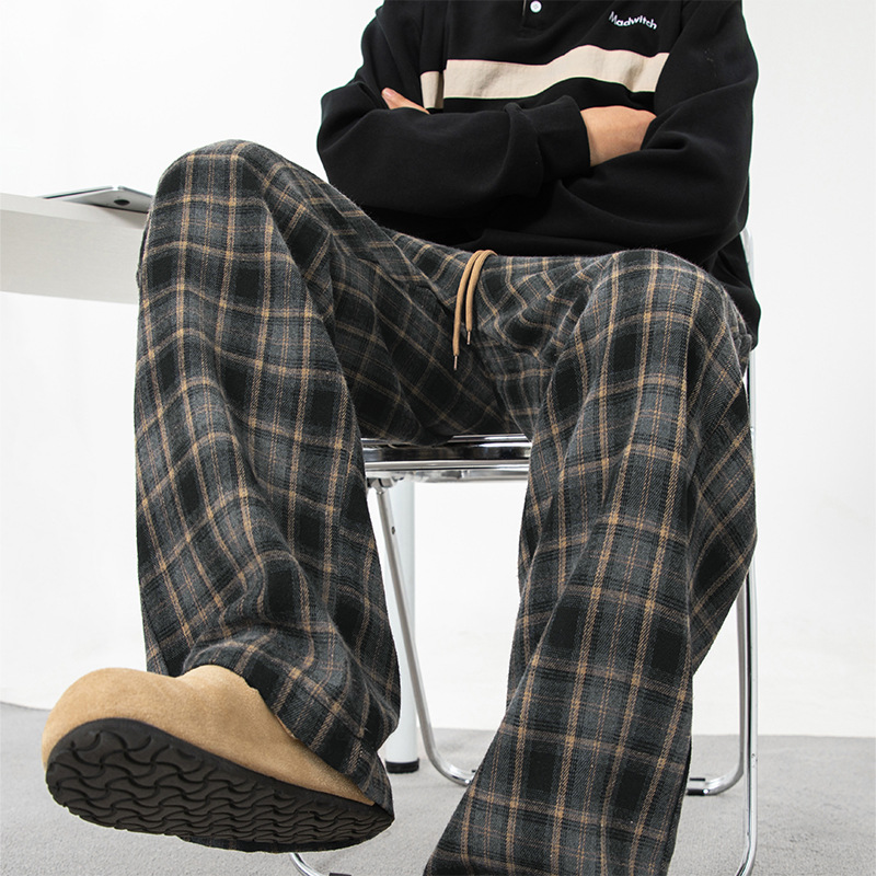 チェックパンツゆるだぼストリート チェックパンツ