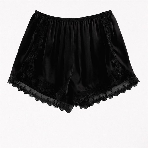 ペチコート レース付きキュロット見せパン女性用下着ショートパンツ