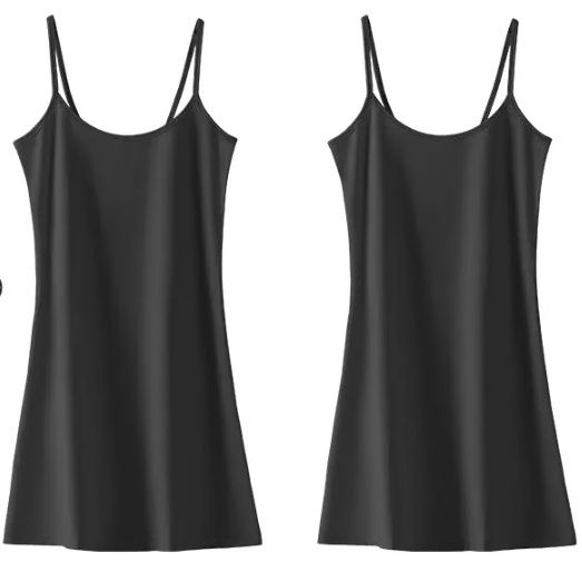 ペチコート シンプル肌触りキャミワンピース