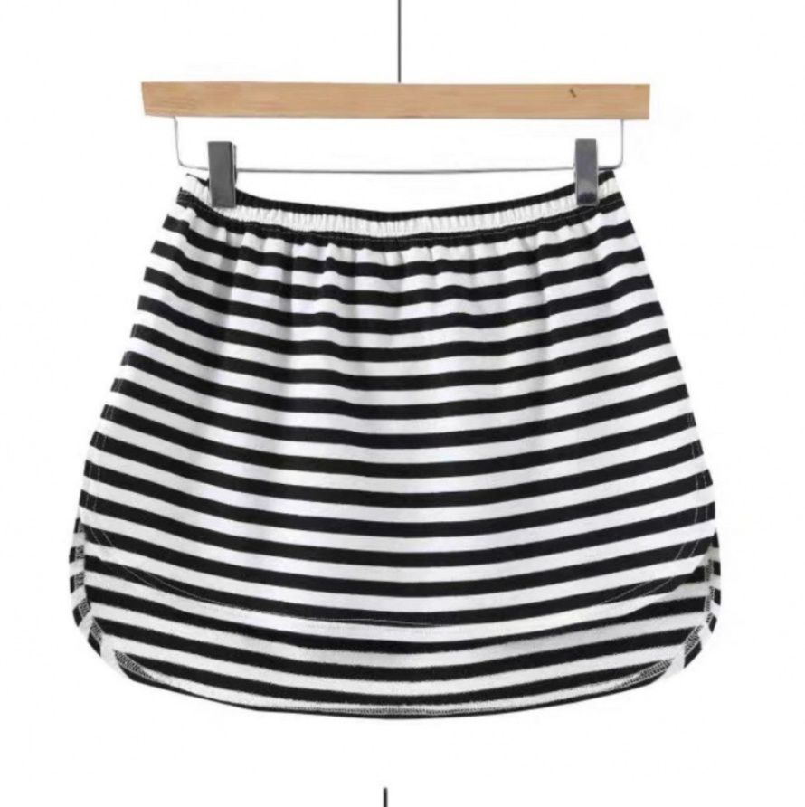 ペチコート スカート 重ね着風二層デザイン