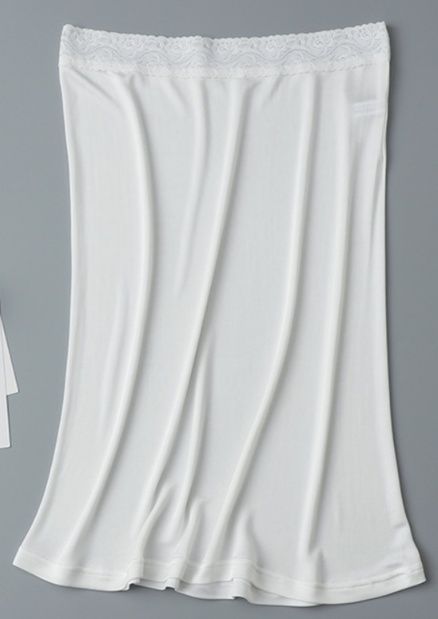 ペチコート レース付き上品スカート