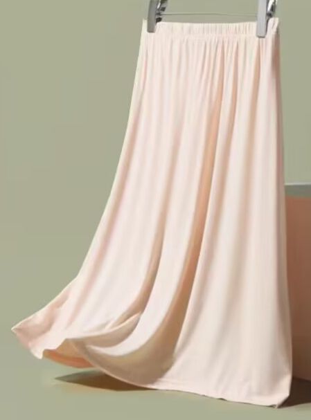 ペチコート 抗菌防透け仕様ロング丈スカート