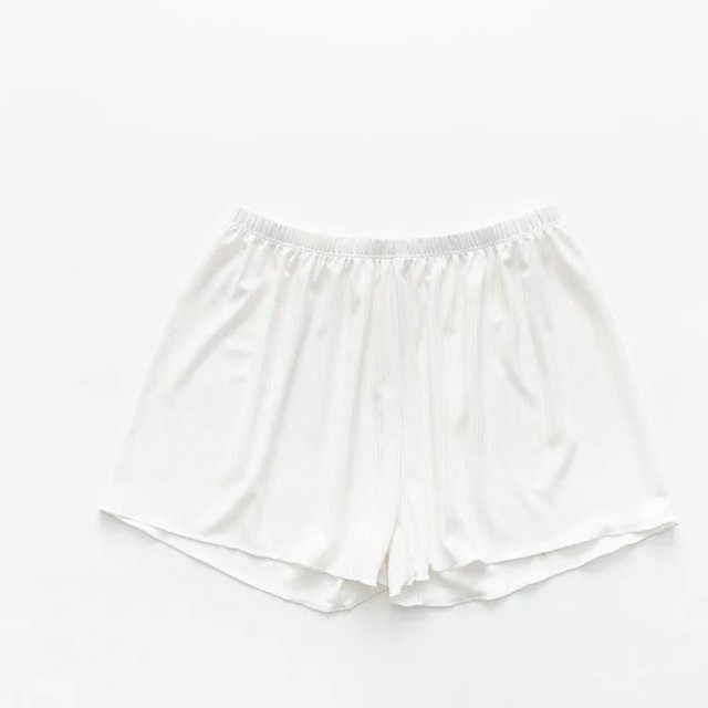 透け防止ペチコートキュロット三分丈インナーパンツ