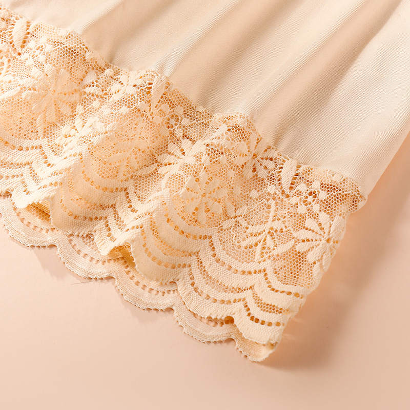 ペチコート 裾レース付き総ゴムウエストペチコートスカート