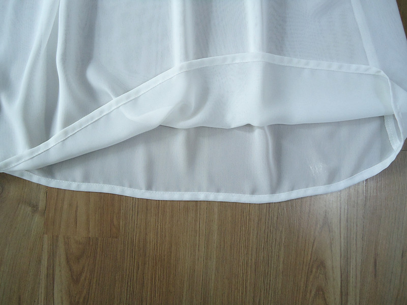 ペチコート ウエストレース切替シンプルペチコート