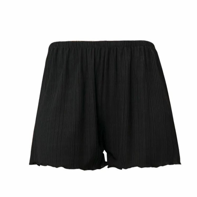 透け防止ペチコートキュロット三分丈インナーパンツ