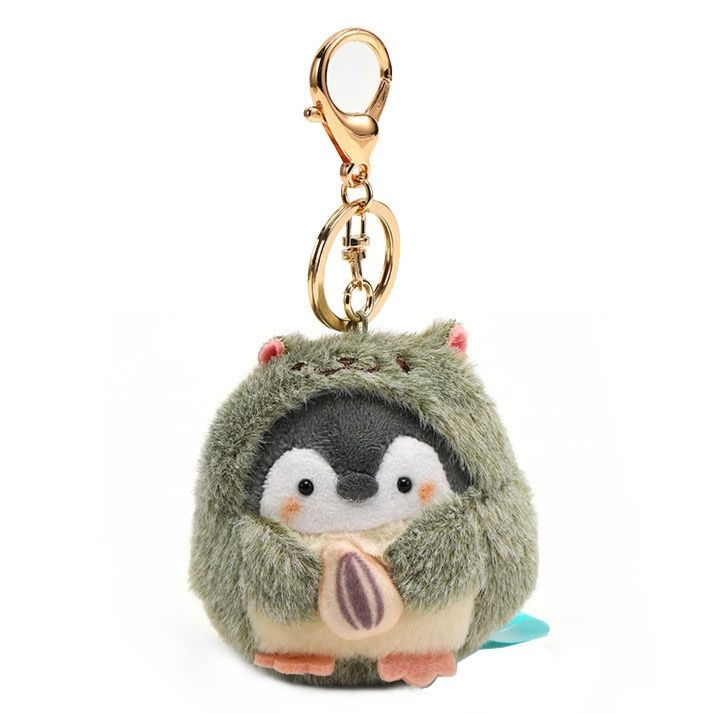 ペンギングッズ・ペンギンぬいぐるみ もこもこ着ぐるみペンギンぬいぐるみキーホルダー