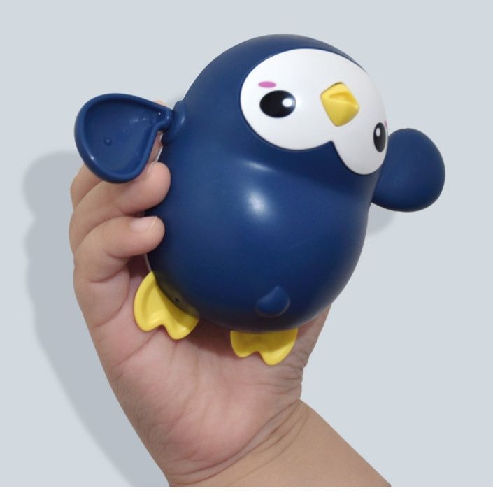 ペンギングッズ・ペンギンぬいぐるみ ぜんまい式水遊びペンギン泳ぐおもちゃ4個セット