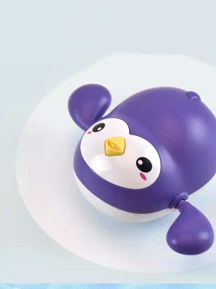 ペンギングッズ・ペンギンぬいぐるみ ぜんまい式水遊びペンギン泳ぐおもちゃ4個セット