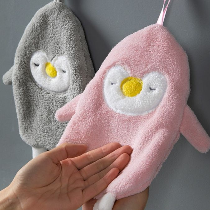 ペンギン吸水速乾ハンドタオル