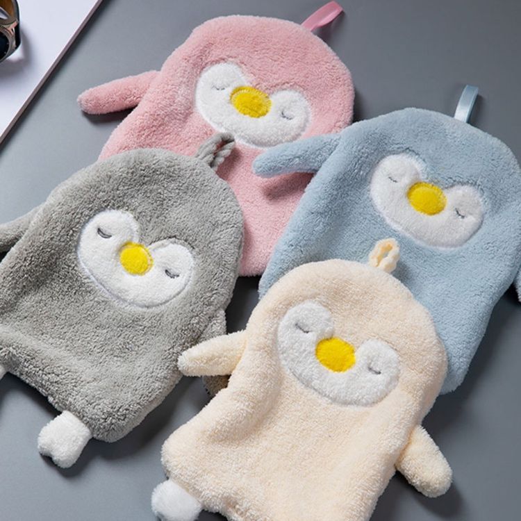 ペンギン吸水速乾ハンドタオル