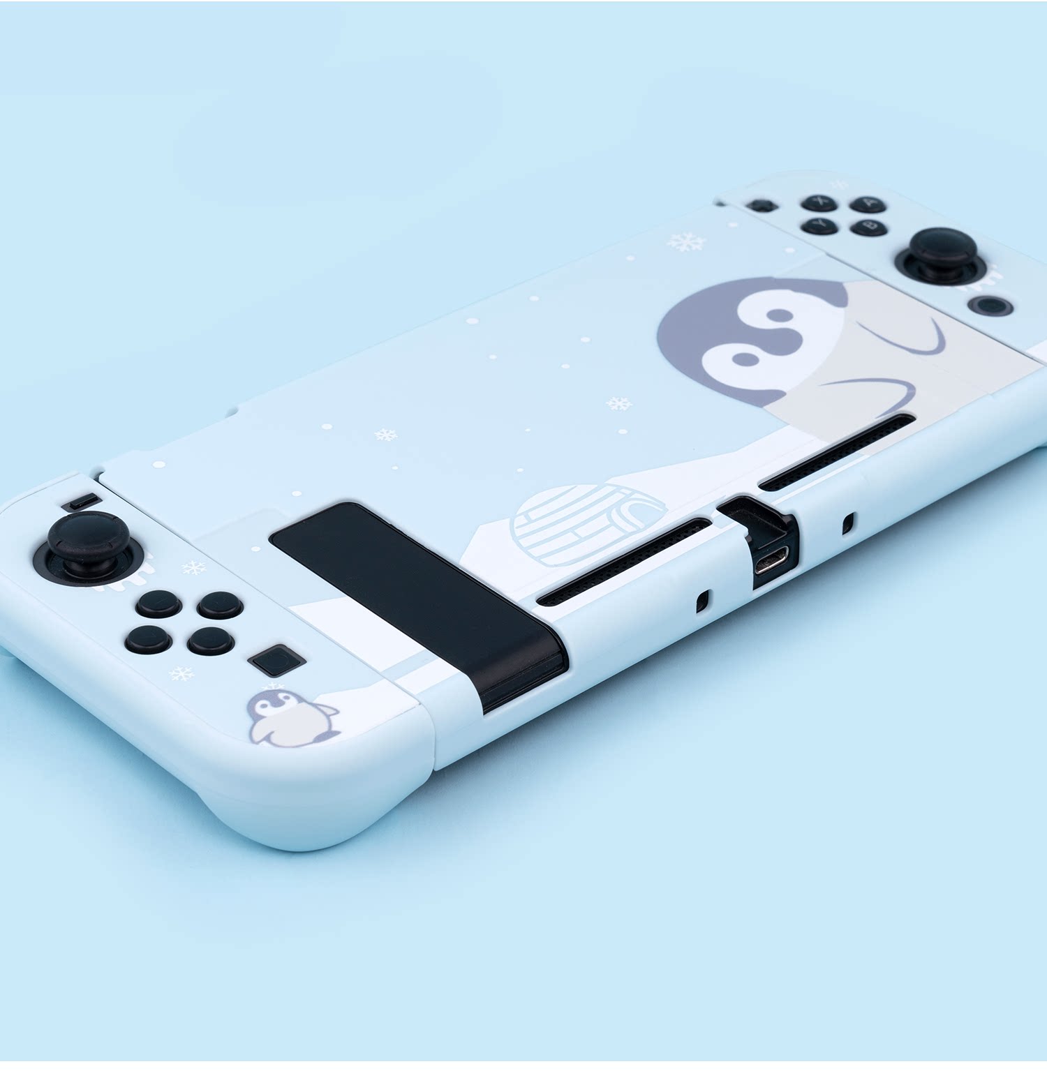 ペンギン柄ゲーム機保護カバー