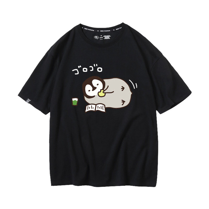ごろごろペンギン半袖Tシャツ