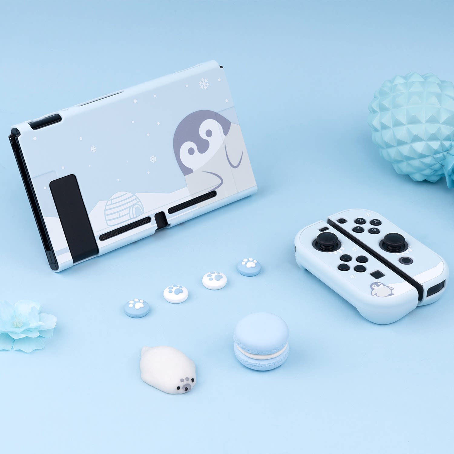 ペンギン柄ゲーム機保護カバー