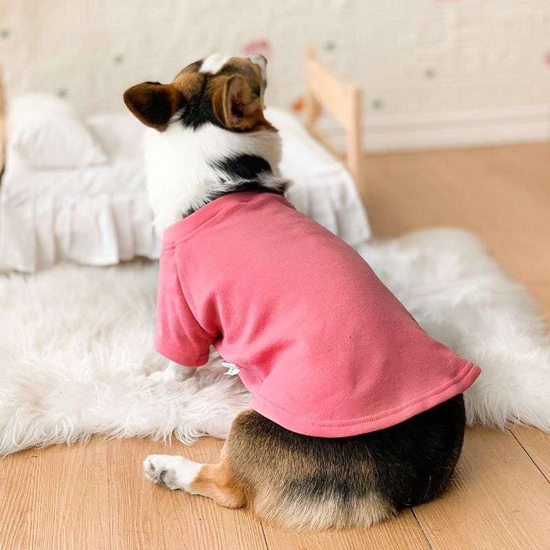 犬服  もこもこ素材の小型〜中型犬用ルームウェア