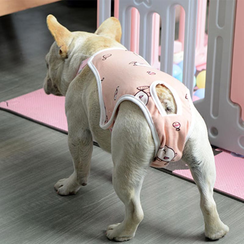 犬服 北欧風羽根模様の快適ノースリーブ犬用タンクトップ