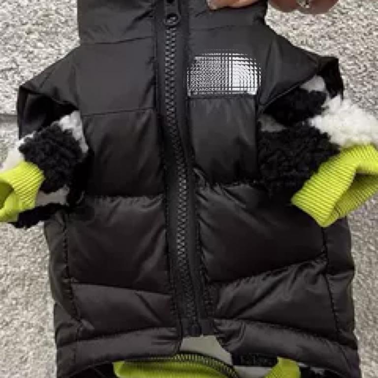 犬服 小型犬用スポーティー中綿入りベスト