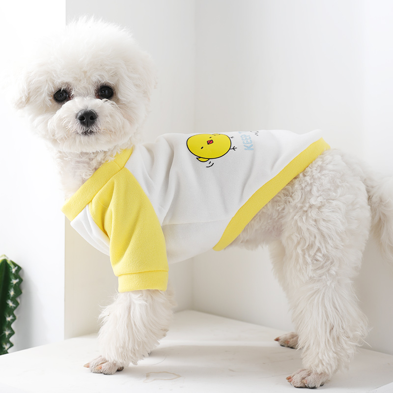 犬服 海の仲間とお日様プリント半袖シャツ