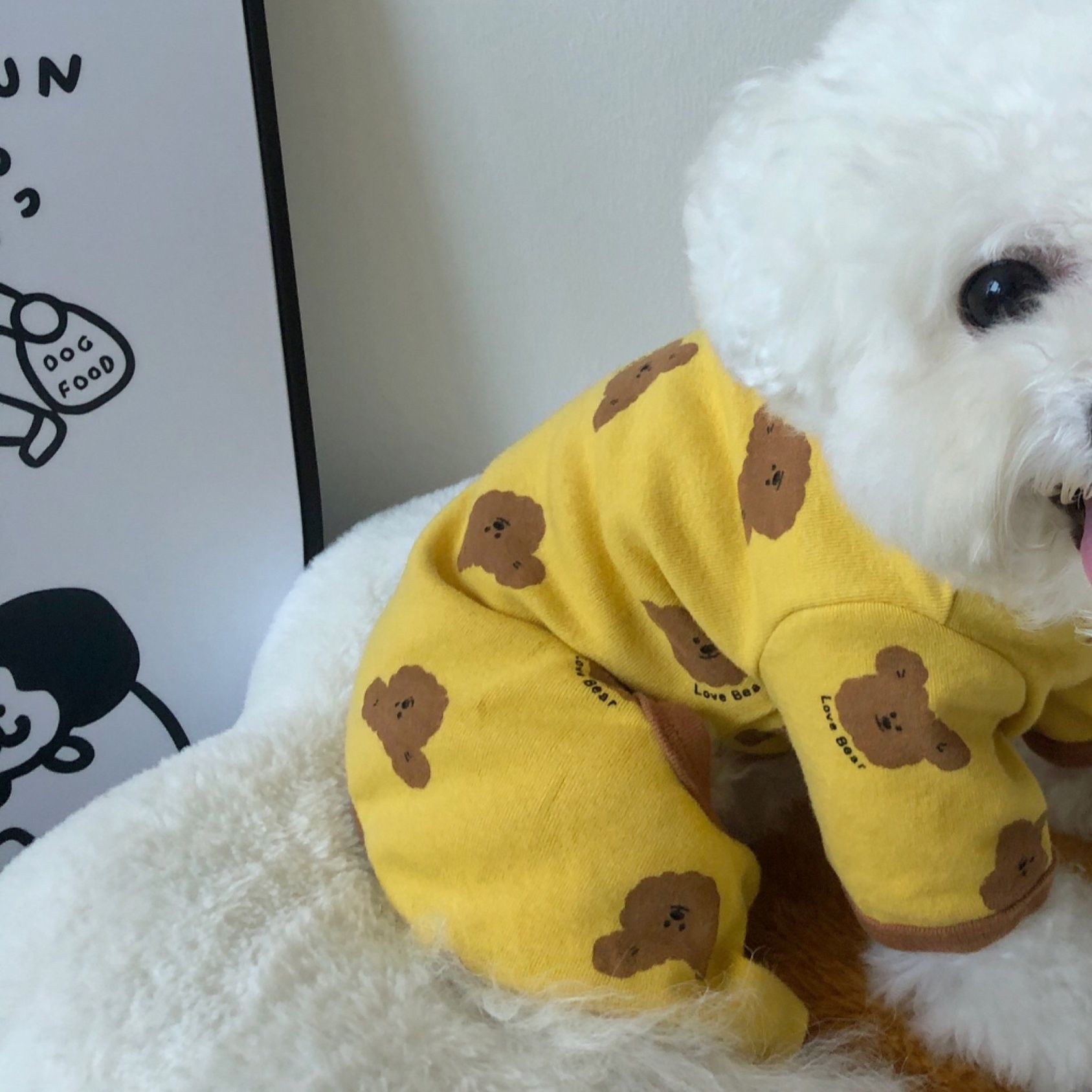 犬服 くまさんといっしょパジャマ