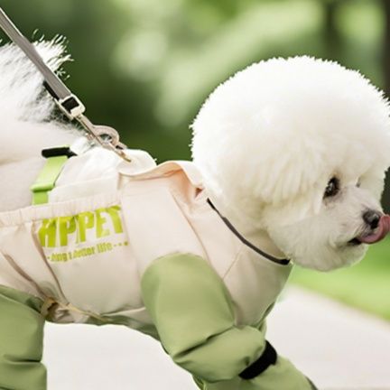 犬服 お出かけ快適四足つなぎ