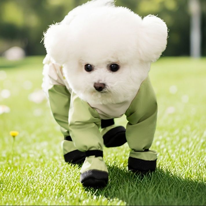 犬服 お出かけ快適四足つなぎ