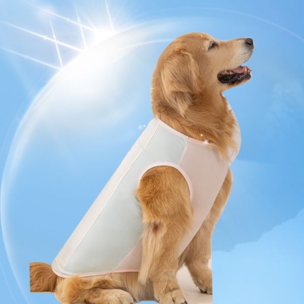 犬服 ひんやり快適 紫外線防御ベスト